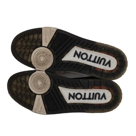 LOUIS VUITTON LV Trainer White Black - Men's Sneakers Leather 512-022825 - Picture 4 of 6